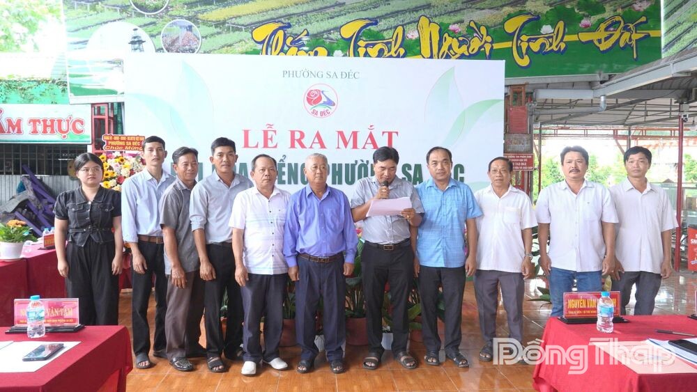 Ra mắt Hội Hoa kiểng phường Sa Đéc